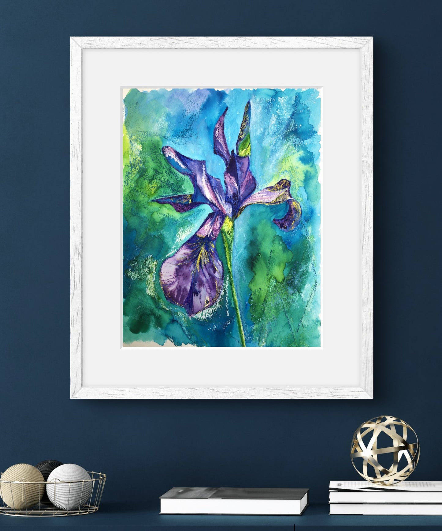 Midsummer Iris, 24x30cm