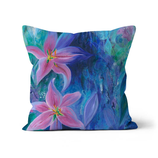 Lilies in Bloom Cushion