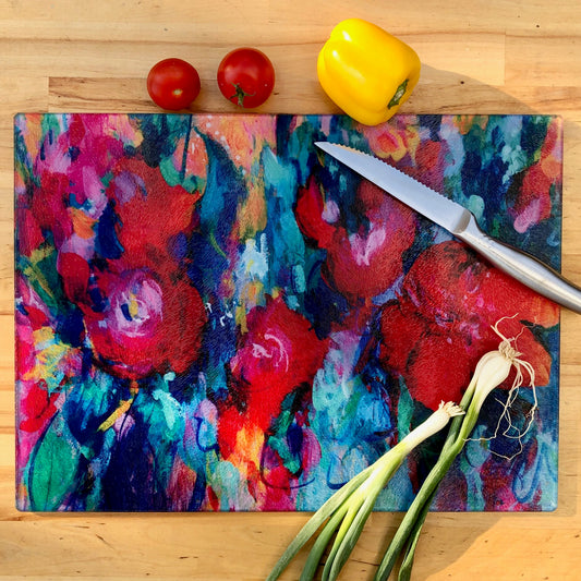 Carnival Glass Chopping Board - Round or Rectangular