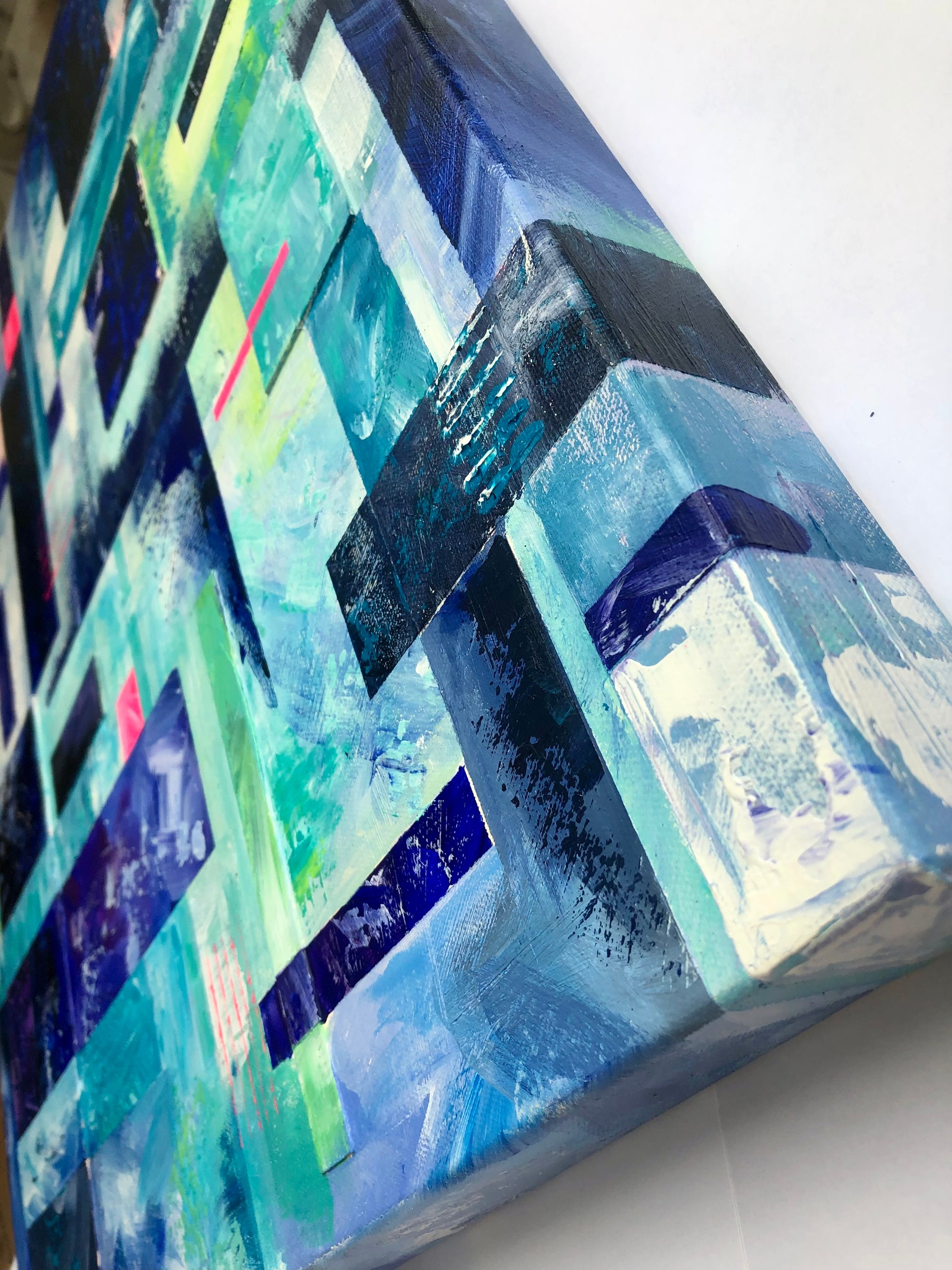 Elemental Series in Oil and Cold Wax –  visual