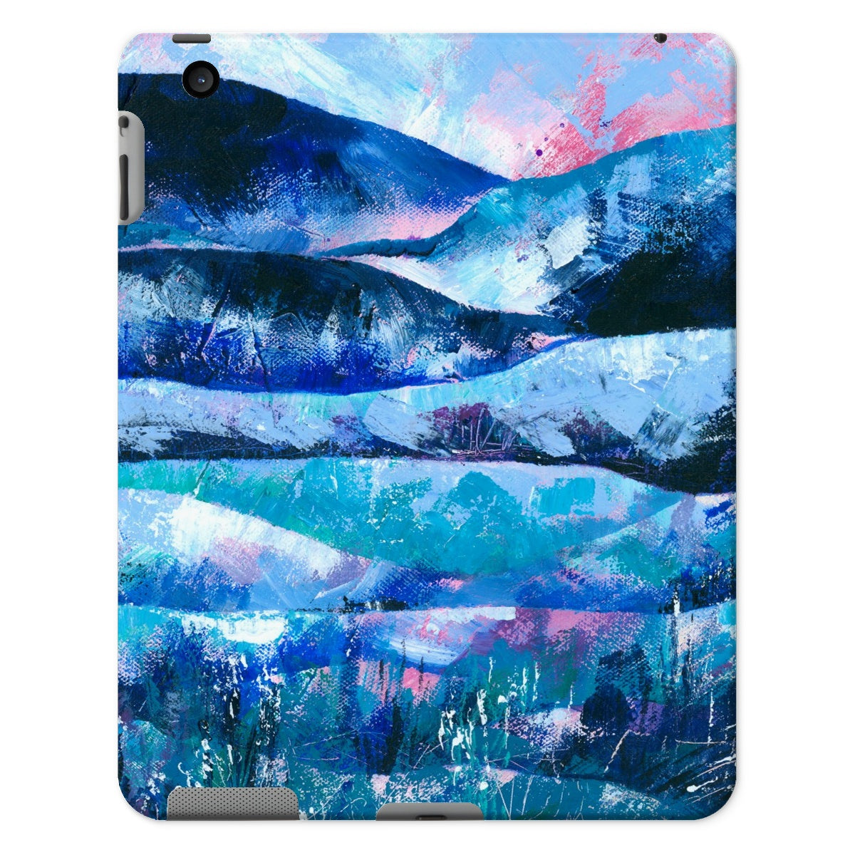 Tranquility colourful art tablet case for iPad 2, 3 and 4