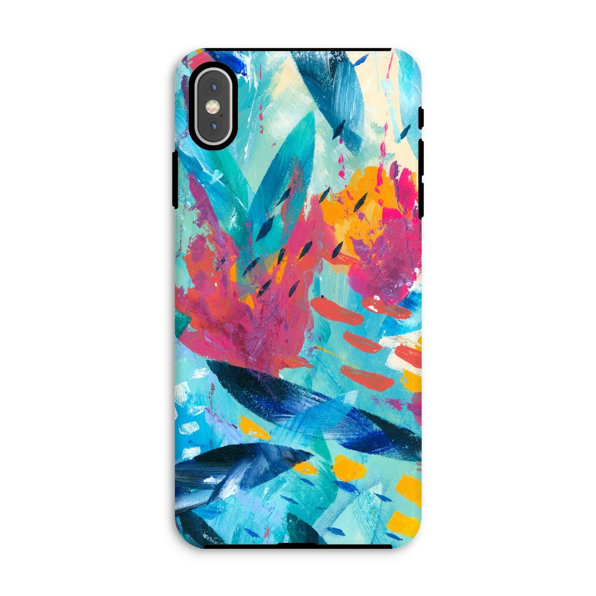 Tropical Seas abstract art cell phone protective cover