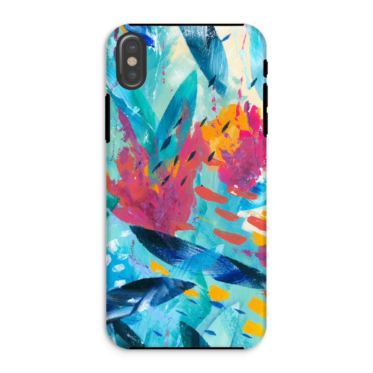 Tropical Seas abstract art cell phone protective cover