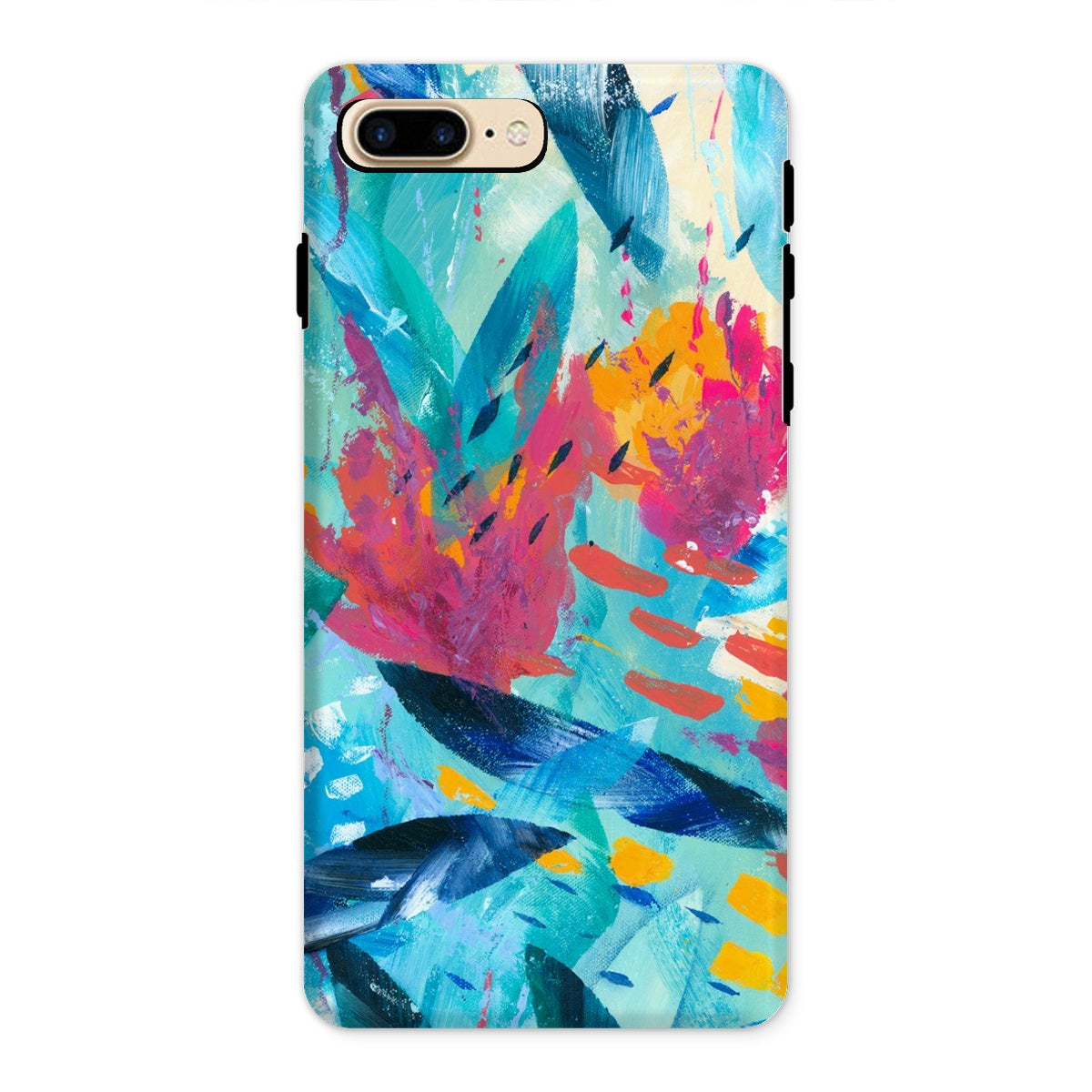 Tropical Seas abstract art cell phone protective cover