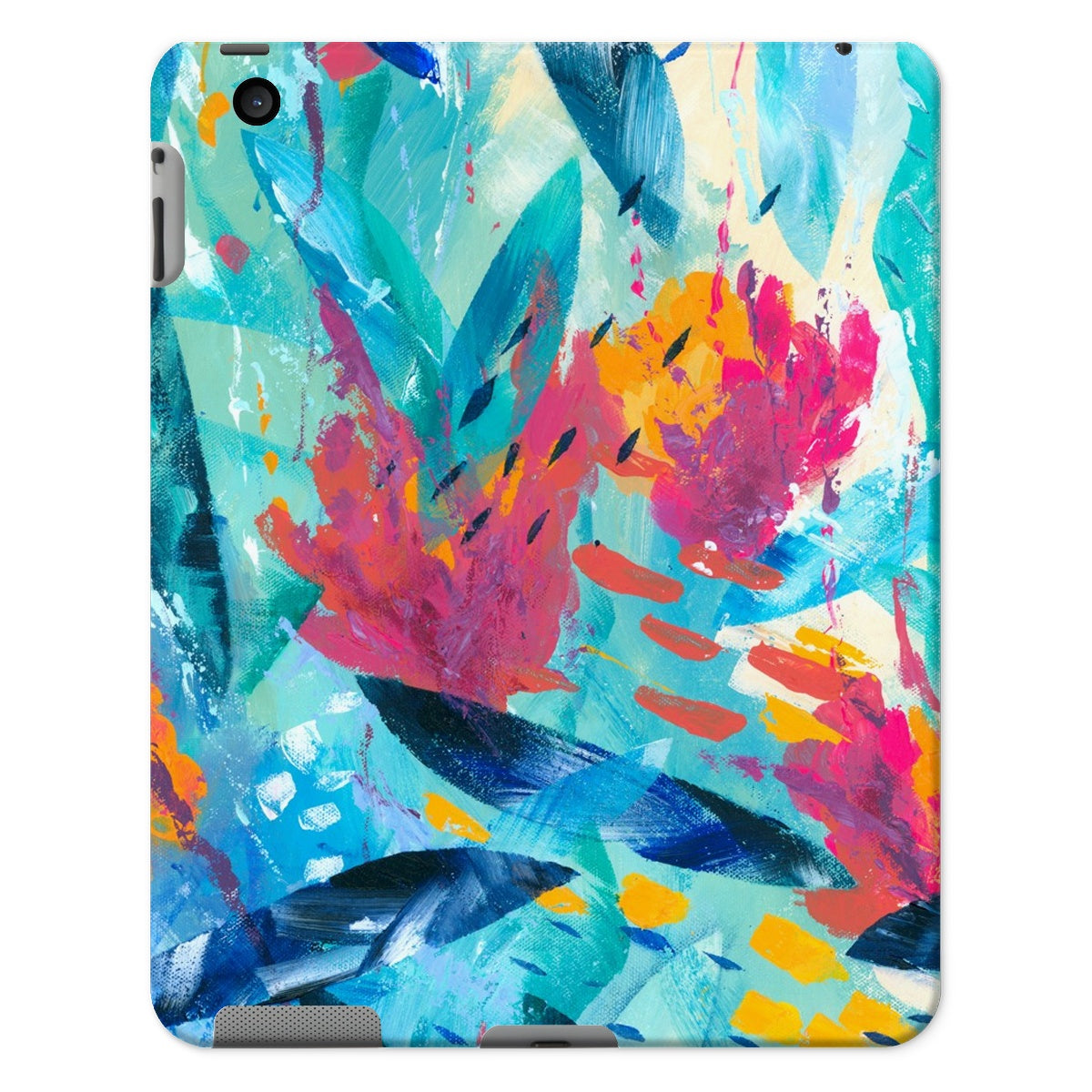 Tropical Seas colourful art tablet case for iPad 2, 3 and 4