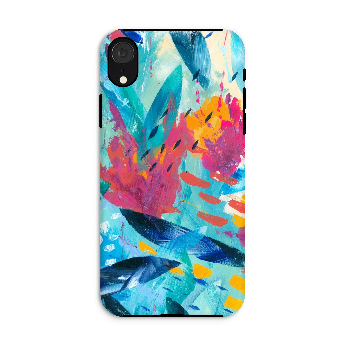 Tropical Seas abstract art cell phone protective cover