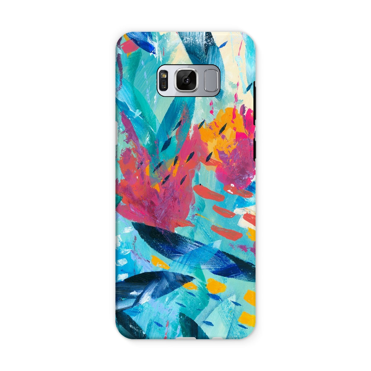 Tropical Seas abstract art mobile phone protective case