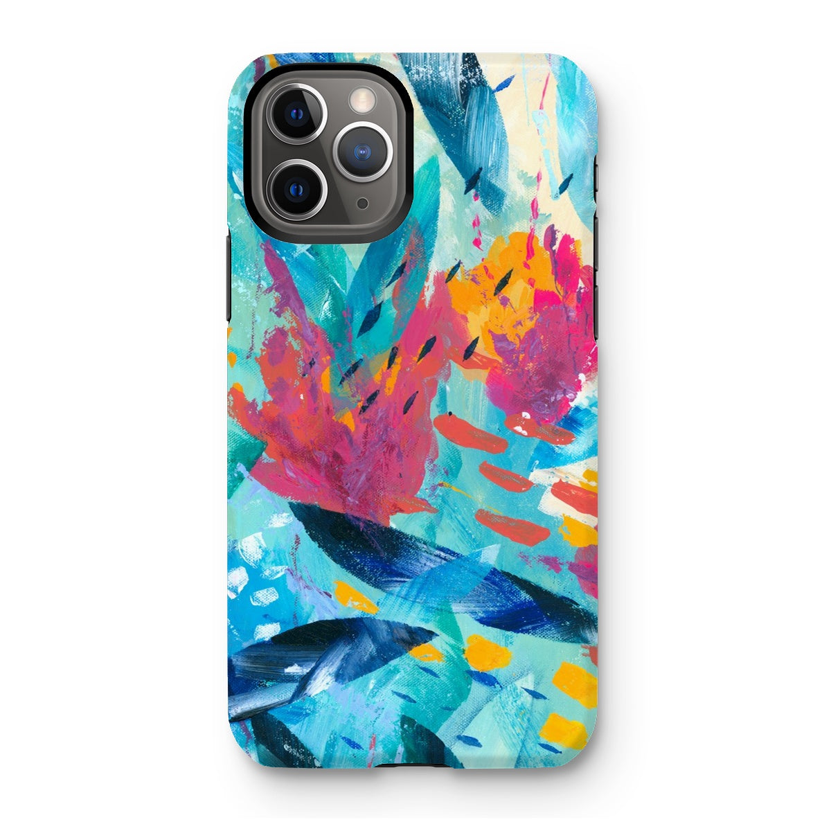 Tropical Seas abstract art cell phone protective cover