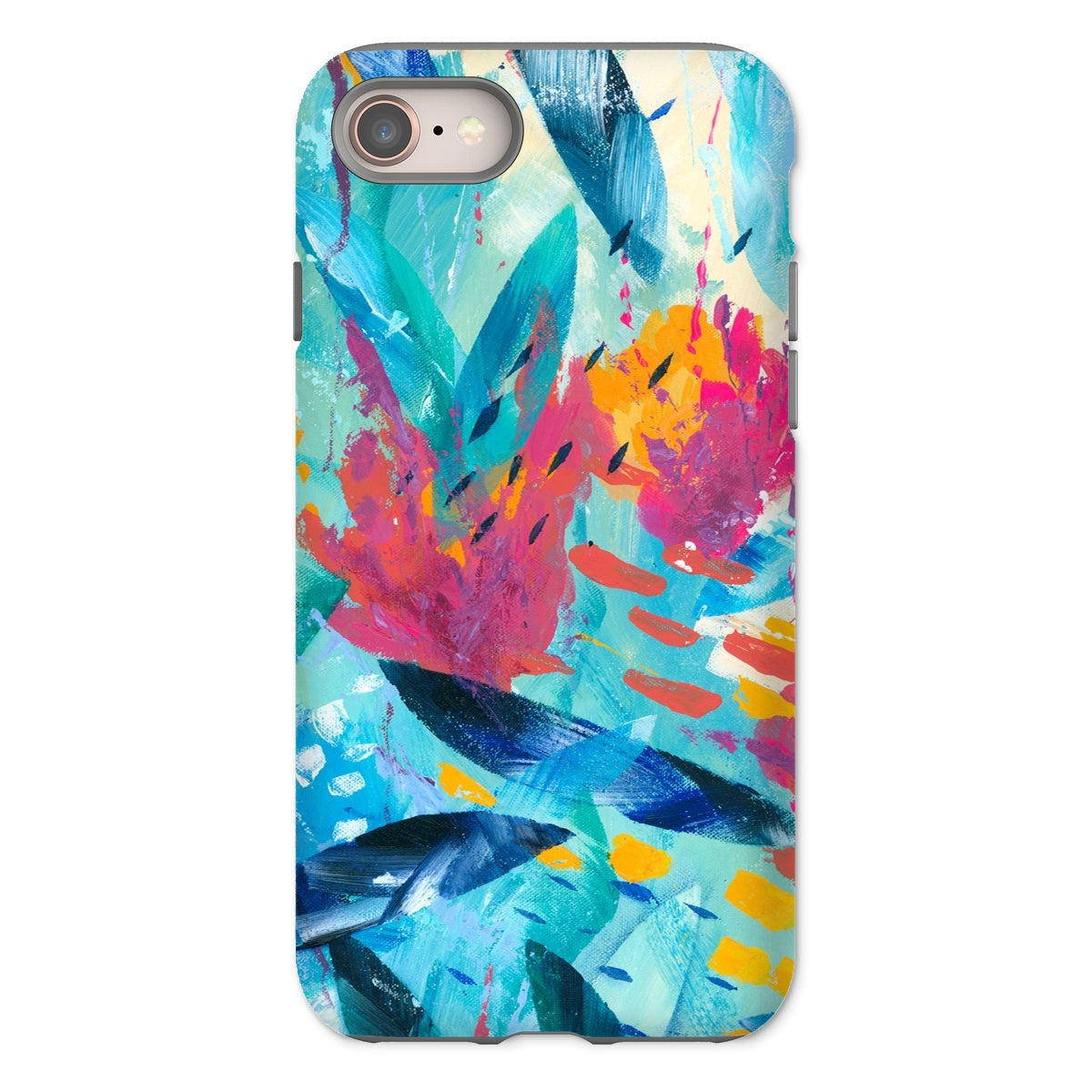 Tropical Seas abstract art cell phone protective cover