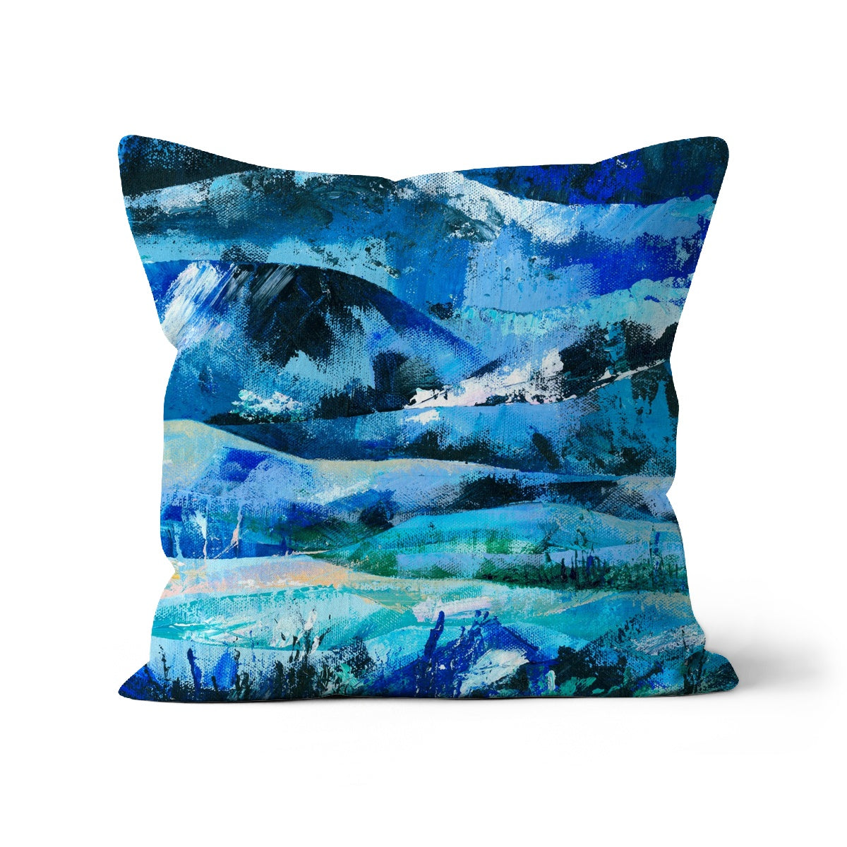 Into the Blue Cushion