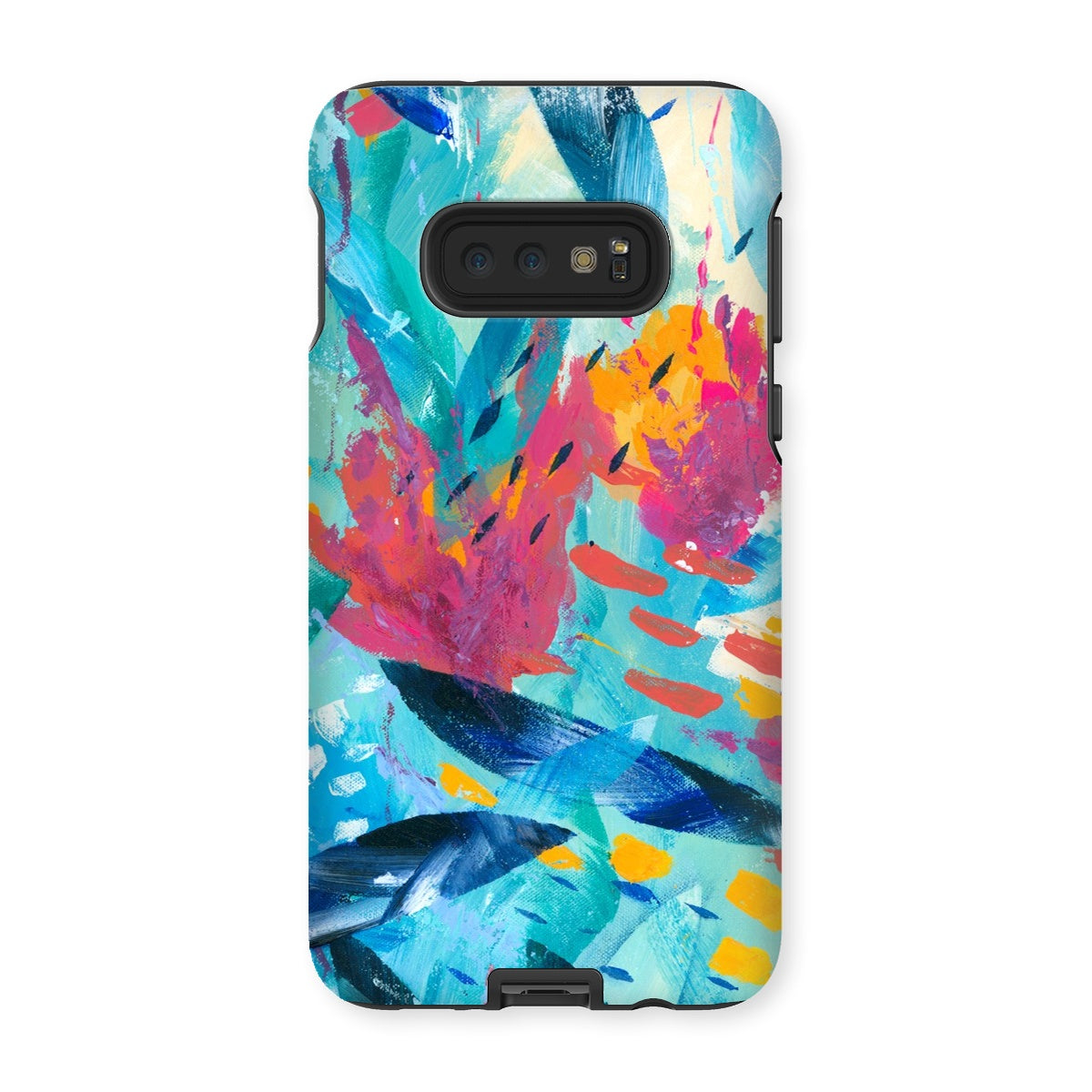 Tropical Seas abstract art mobile phone protective case