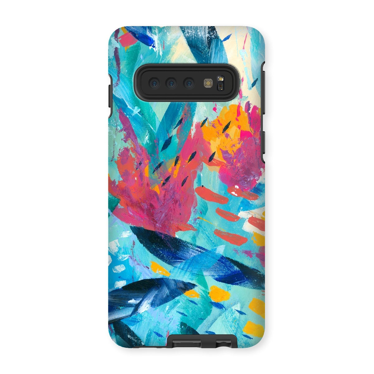 Tropical Seas abstract art mobile phone protective case